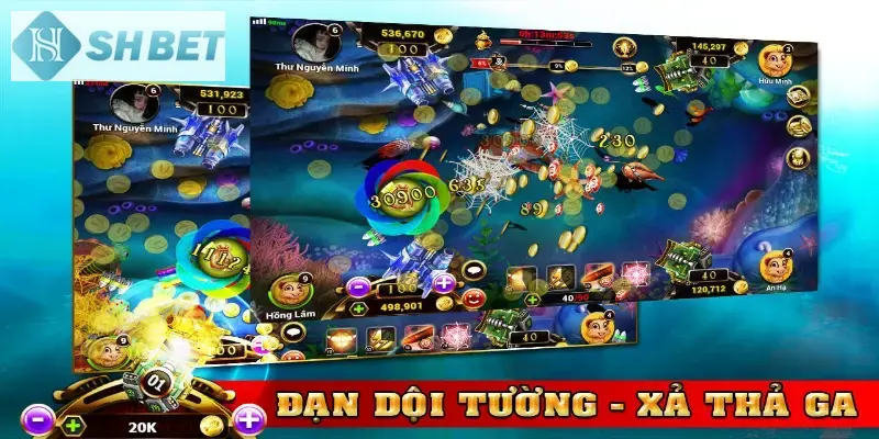 Hệ thống vũ khí đa dạng chơi săn cá vàng hôm nay