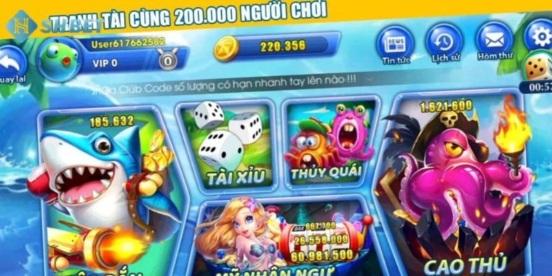 Game bắn cá rất thú vị cho anh em