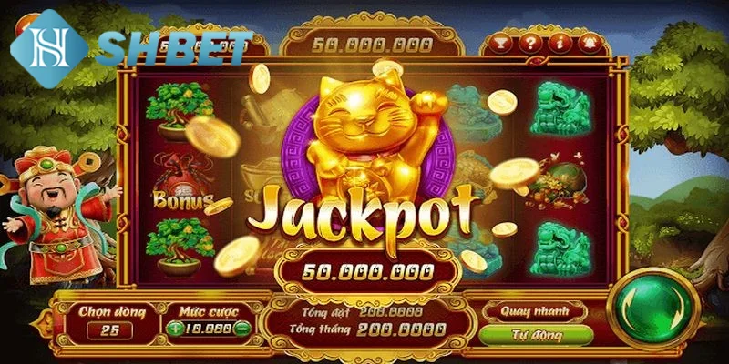 Trò chơi nổ hũ trực tuyến có tính năng jackpot