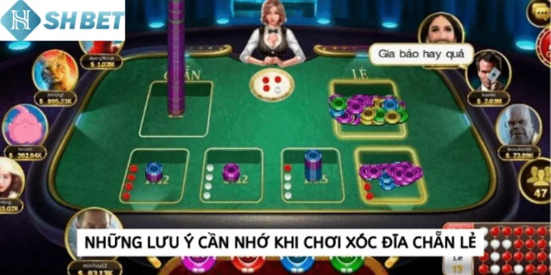 Tận dụng các lưu ý cần thiết khi chơi xóc đĩa bản chẵn lẻ online