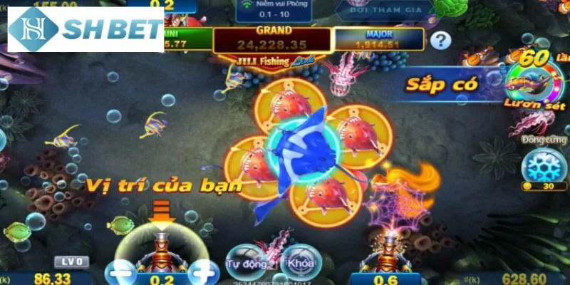 Có rất nhiều boss đặc biệt trong trò săn cá Hoàng Gia 