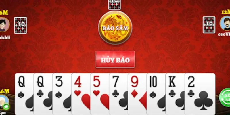 Thủ thuật đánh bại đối thủ trong bài sâm lốc