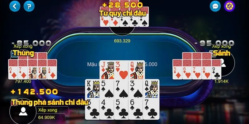 Tổng hợp các loại bài mạnh trong Mậu Binh