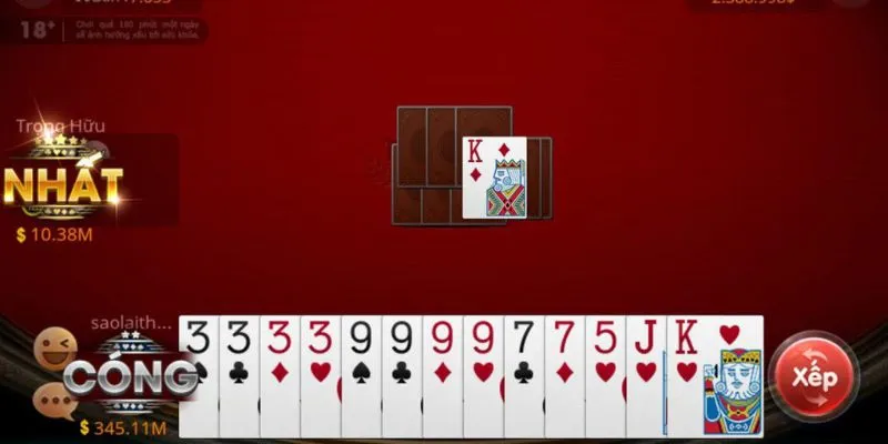 Điểm khác biệt giữa bài tiến lên miền Bắc và miền Nam